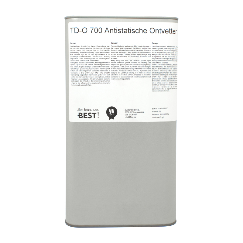 TD-O700 Antistatische Ontvetter