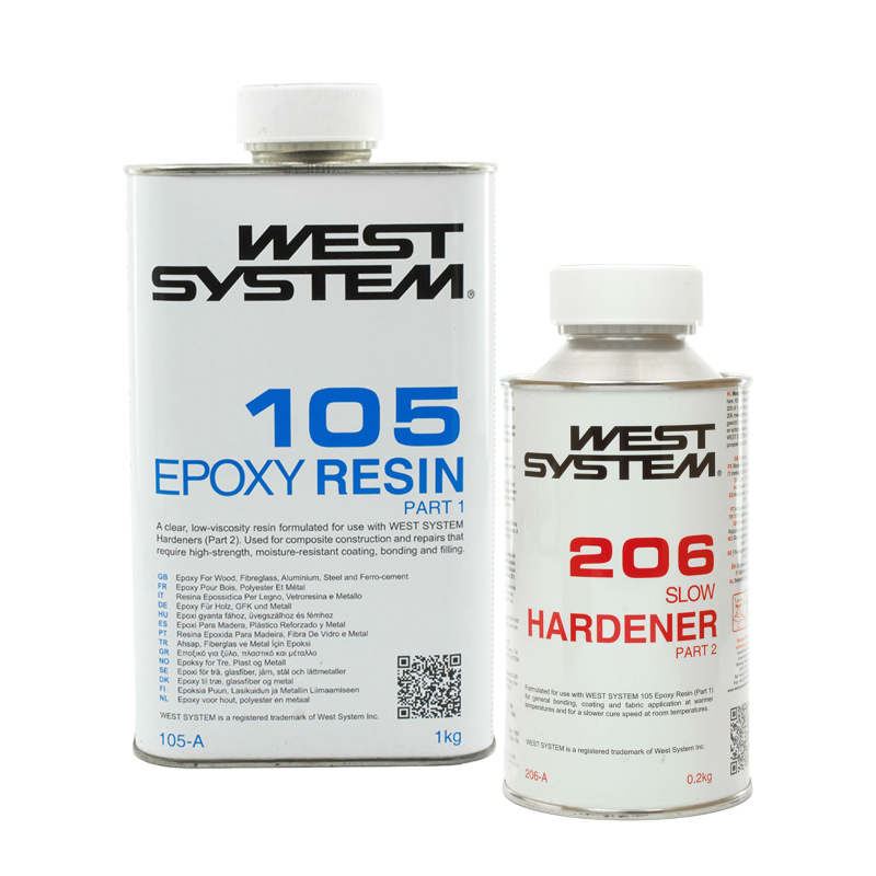 West Systems Epoxyhars 105 + Harder 206 Slow A-Pack